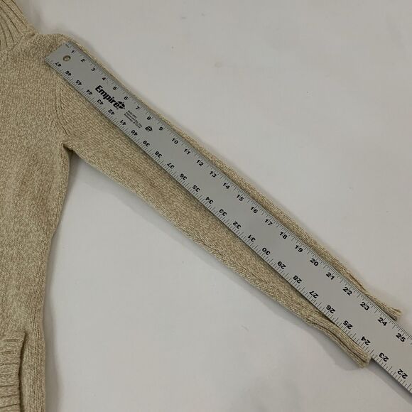 Lauren Ralph Lauren Cardigan Sweater XS Chunky Knit Cotton Rabbit Quiet Luxury - Picture 7 of 7